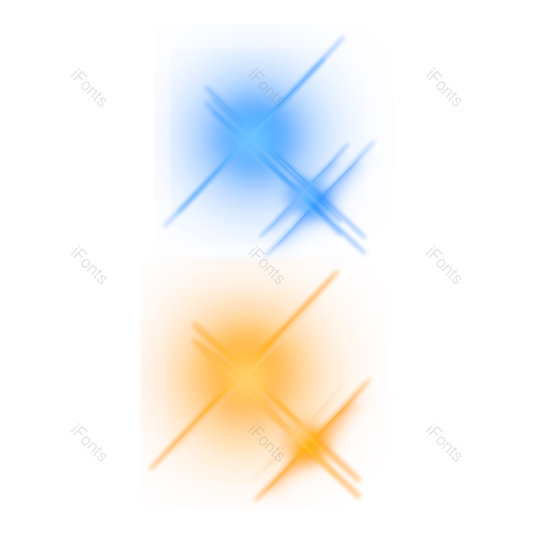 光效图片,效果元素,蓝色PNG,闪光免抠素材